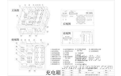 通發(fā)模具激光焊接機(jī)充電箱標(biāo)識(shí)圖